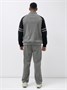 Спортивный костюм мужской демисезонный на флисе серого цвета 322Sr 1908184546