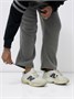 Спортивный костюм мужской демисезонный на флисе серого цвета 322Sr 1908184546