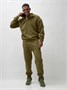 Спортивный костюм мужской демисезонный на флисе цвета хаки 331Kh 545985966