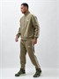 Спортивный костюм мужской демисезонный на флисе цвета хаки 330Kh 1832310858
