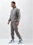 Спортивный костюм мужской демисезонный на флисе серого цвета 330Sr 1127161412