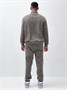 Спортивный костюм мужской демисезонный на флисе серого цвета 330Sr 1127161412
