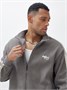 Спортивный костюм мужской демисезонный на флисе серого цвета 330Sr 1127161412