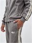 Спортивный костюм мужской демисезонный на флисе серого цвета 330Sr 1127161412