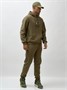 Спортивный костюм мужской демисезонный на флисе цвета хаки 332Kh 806630908