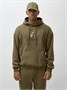 Спортивный костюм мужской демисезонный на флисе цвета хаки 332Kh 806630908