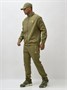 Спортивный костюм мужской демисезонный на флисе цвета хаки 339Kh 1319345798