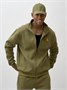 Спортивный костюм мужской демисезонный на флисе цвета хаки 339Kh 1319345798