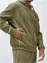 Спортивный костюм мужской демисезонный на флисе цвета хаки 340Kh 11237010
