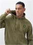 Спортивный костюм мужской демисезонный на флисе цвета хаки 340Kh 11237010