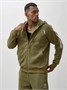 Спортивный костюм мужской демисезонный на флисе цвета хаки 341Kh 215637018