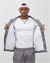 Спортивный костюм мужской весна-лето серого цвета 25736Sr 1589820075