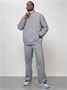 Спортивный костюм мужской модный серого цвета 15020Sr 1162210134