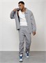 Спортивный костюм мужской модный серого цвета 15010Sr 938172118