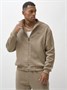 Олимпийка мужской демисезонный на флисе УЦЕНКА бежевого цвета 0879B 592344615
