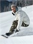 Горнолыжный костюм мужской зимний белого цвета 02412Bl 1011900583