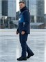 Горнолыжный костюм мужской зимний темно-синего цвета 370TS 170749573