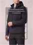 Мужской костюм из софтшелла с флисом и мембраной — утепленный черного цвета 09613Ch 1688379316