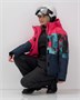 Горнолыжный костюм женский зимний розового цвета 0005R 1465343695