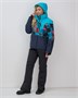 Горнолыжный костюм женский зимний бирюзового цвета 0005Br 614209854