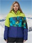 Горнолыжный костюм женский зимний салатового цвета 02395Sl 1055145135