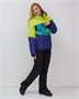 Горнолыжный костюм женский зимний салатового цвета 02395Sl 1055145135