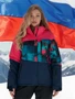 Горнолыжный костюм женский зимний розового цвета 02395R 1267891488
