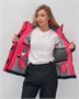 Горнолыжный костюм женский зимний розового цвета 02395R 1267891488