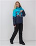 Горнолыжный костюм женский зимний бирюзового цвета 02395Br 780821893