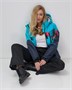 Горнолыжный костюм женский зимний бирюзового цвета 02395Br 780821893