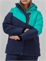 Горнолыжный костюм женский зимний бирюзового цвета 0707Br 1864579416