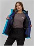 Горнолыжный костюм женский зимний синего цвета 07081S 179338707