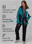 Горнолыжный костюм женский зимний зеленого цвета 07081Z 1974282725