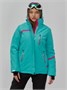 Горнолыжный костюм женский зимний бирюзового цвета 07091Br 373066735