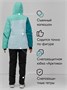 Горнолыжный костюм женский зимний голубого цвета 016Gl 1034736293
