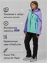 Горнолыжный костюм женский зимний бирюзового цвета 016Br 2087575156