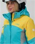 Горнолыжный костюм женский зимний УЦЕНКА бирюзового цвета 02810Br 1536495343