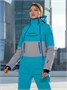 Горнолыжный комбинезон женский зимний синего цвета 2320S 979080048