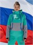 Горнолыжный комбинезон женский зимний бирюзового цвета 2320Br 1157950667