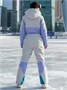 Горнолыжный комбинезон женский зимний фиолетового цвета 2320F 398153496