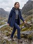 Женский костюм спортивный софтшелл с флисом и мембраной темно-синего цвета 09618TS 1837729045