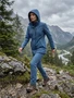 Женский костюм спортивный софтшелл с флисом и мембраной синего цвета 09618S 1037265110