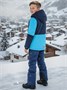 Горнолыжный костюм зимний для мальчика темно-синего цвета 9423TS 1136310827
