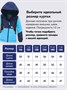 Горнолыжный костюм зимний для мальчика темно-синего цвета 9423TS 1136310827