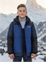 Горнолыжный костюм зимний для мальчика темно-синего цвета 9433TS 734294560