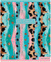 Тетрадь общая 48 л., PASTEL GOLD LEOPARD, обложка-мелов.картон+сплошной УФ-лак, скрепка 411725775