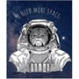 Тетрадь общая 48 листов на скрепке "I need more space" 89100722