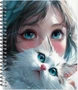 Тетрадь общая "Anime cats", 96 л., гребень 389161998