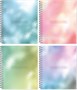 Тетрадь общая 96 листов на металлическом гребне "Pastel Foil" 780949326