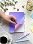 НОВИНКА! Тетрадь А5 80 л. Pastel Collection Purple/Pink, с обложкой из двухстроннего двухцветного пластика, на металлическом гребне 40190330